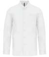 KB515 K515 Kariban Long Sleeve Mandarin Collar Shirt White colour image